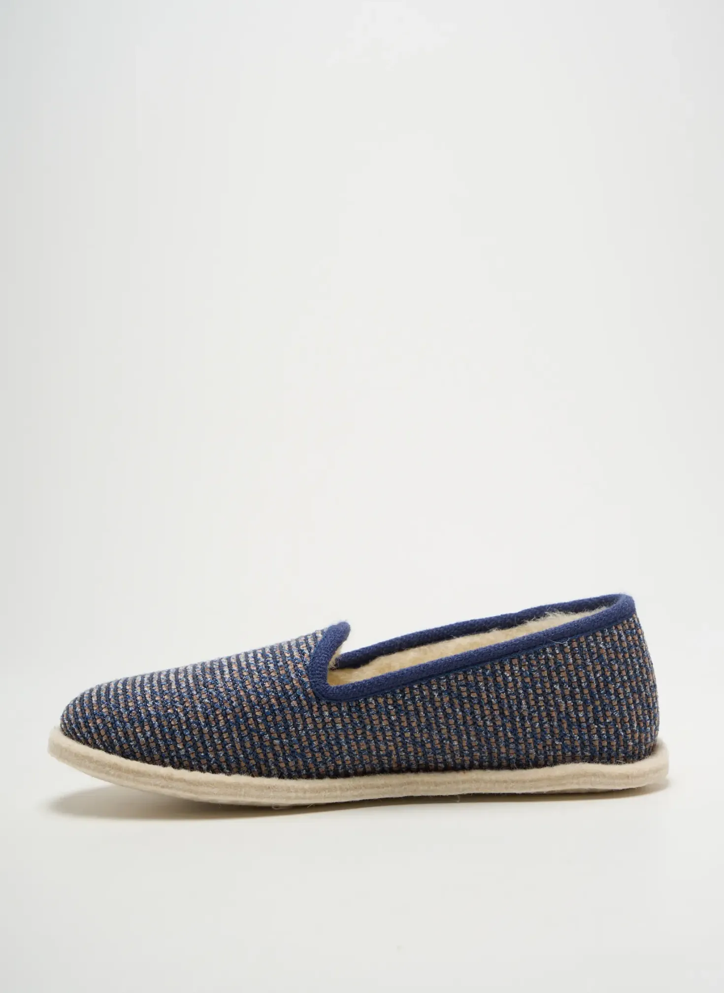 Chaussons/pantoufles Semelflex Bleu Talon Plat Jusqu'à 3cm
