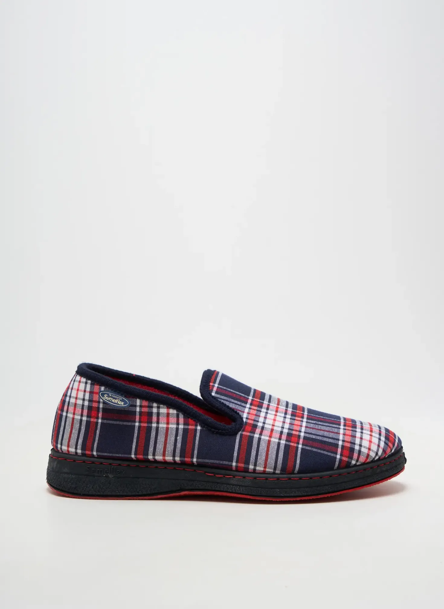 Chaussons/pantoufles Semelflex Bleu Bout Rond