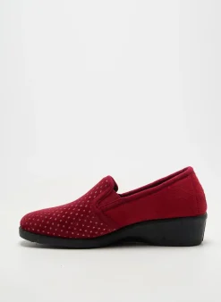 Chaussons/pantoufles Semelflex Rouge Talon De 4 À 6cm