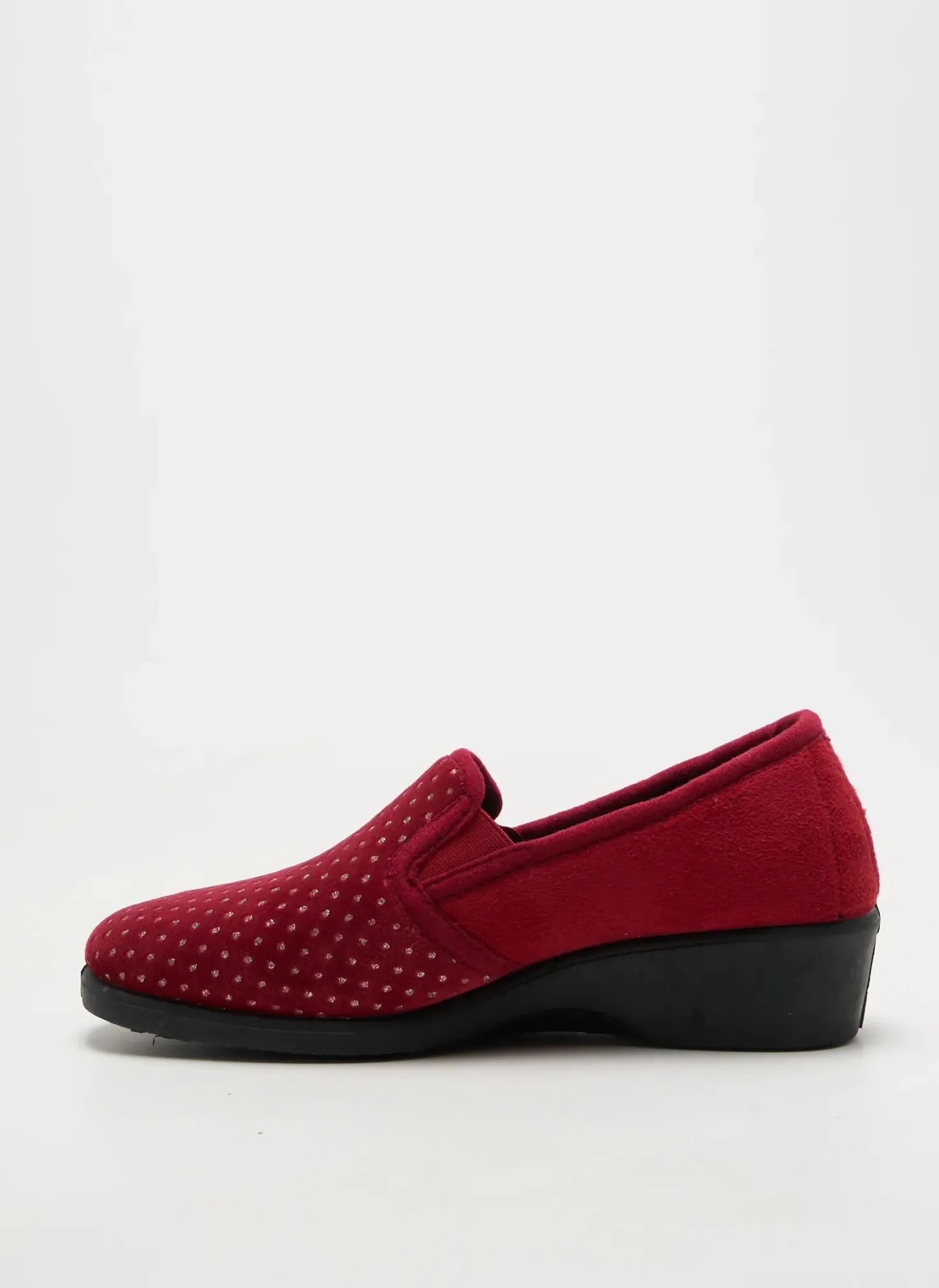 Chaussons/pantoufles Semelflex Rouge Talon De 4 À 6cm
