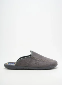 Chaussons/pantoufles Soir Et Matin Gris Bout Rond