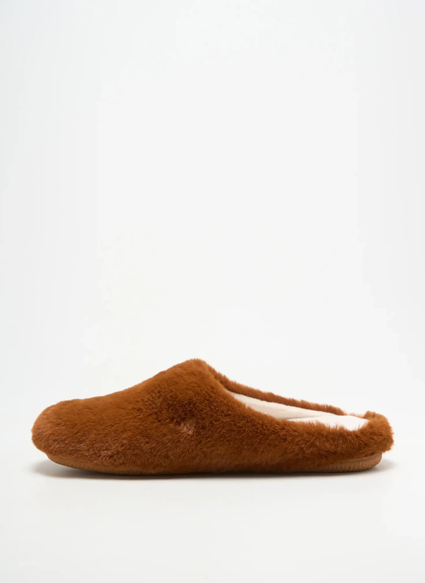 Chaussons/pantoufles Soir Et Matin Marron Talon Plat Jusqu'à 3cm