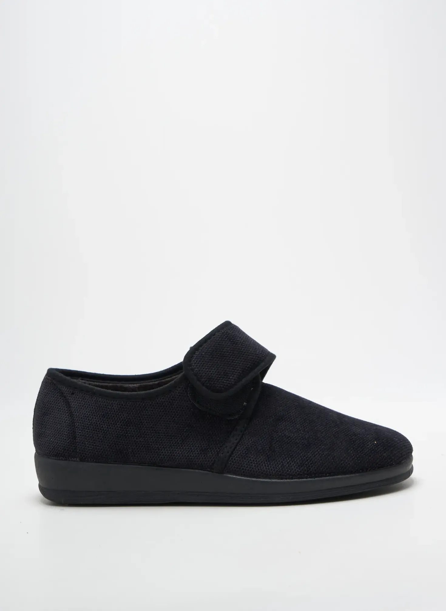 Chaussons/pantoufles Soir Et Matin Noir Bout Rond