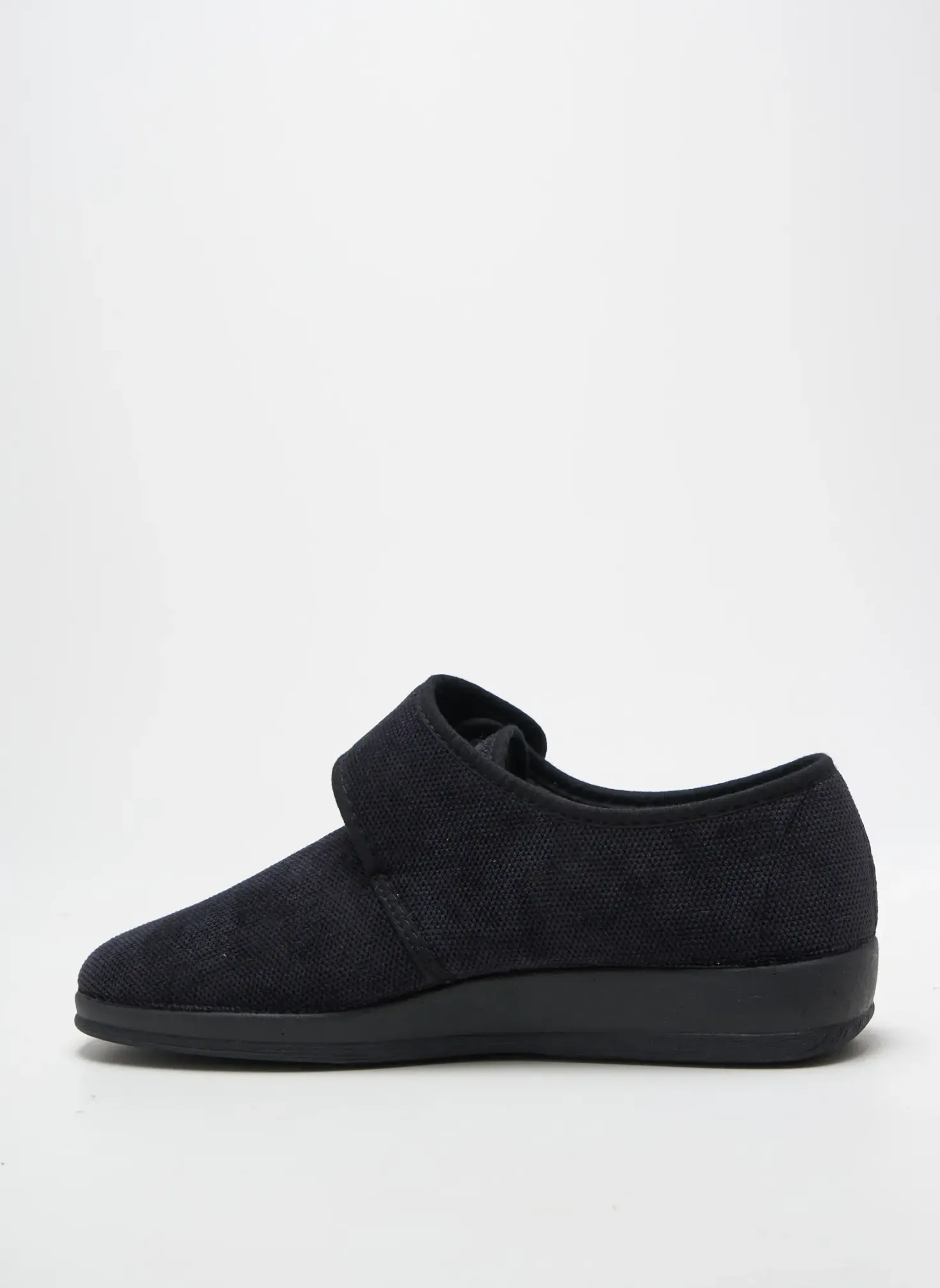 Chaussons/pantoufles Soir Et Matin Noir Bout Rond