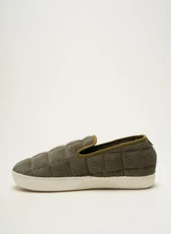Chaussons/pantoufles Souts Vert Bout Rond
