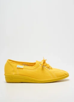 Chaussons/pantoufles Wapiti Jaune Talon Plat Jusqu'à 3cm