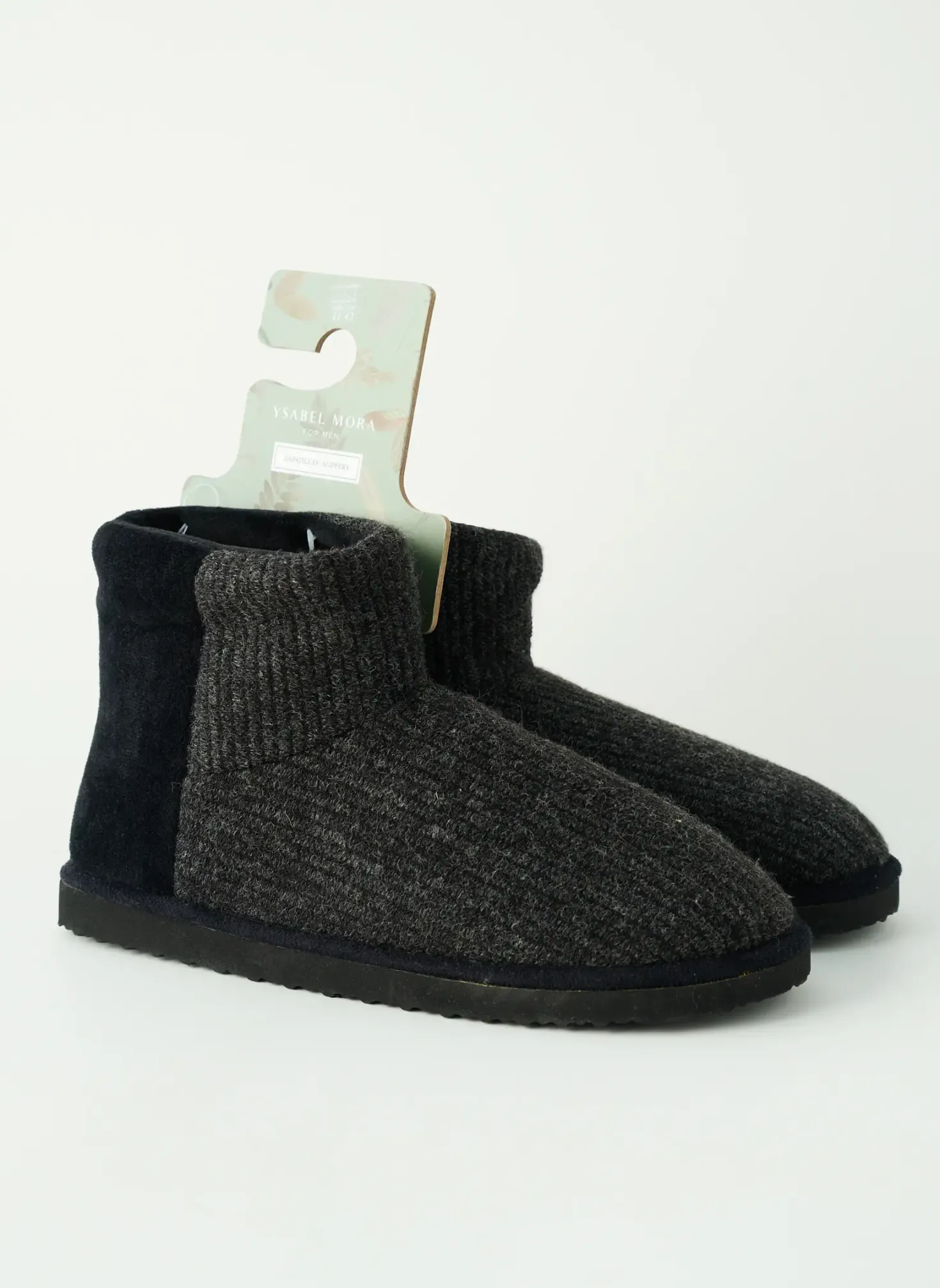 Chaussons/pantoufles Ysabel Mora Noir Bout Rond