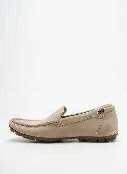 Chaussures Bâteau Fluchos Beige Bout Rond