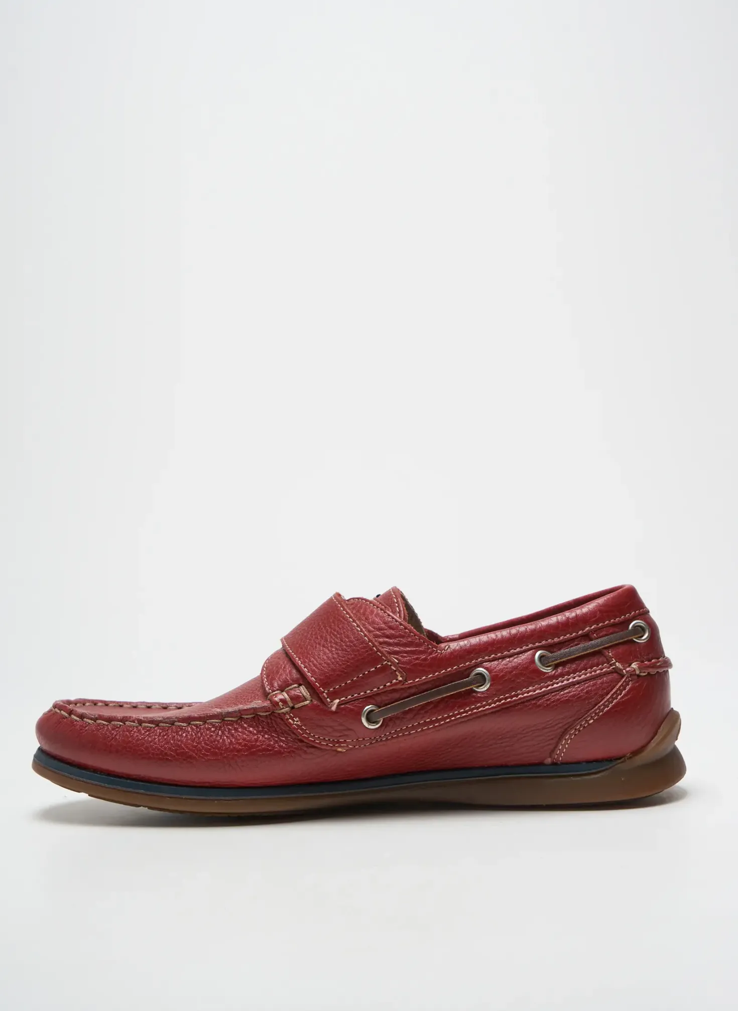 Chaussures Bâteau Fluchos Rouge Bout Rond