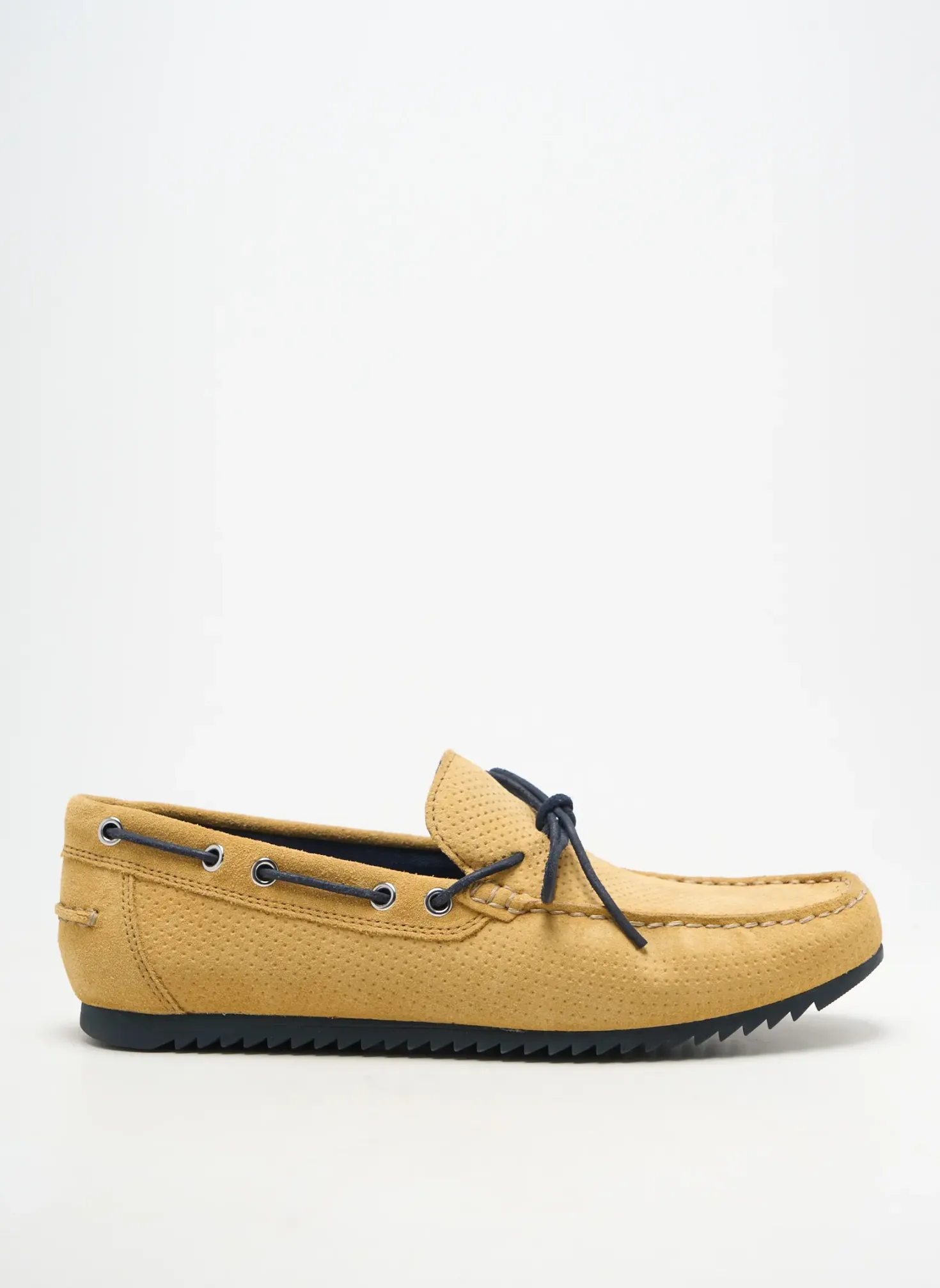 Chaussures Bâteau Geox Jaune Bout Carré