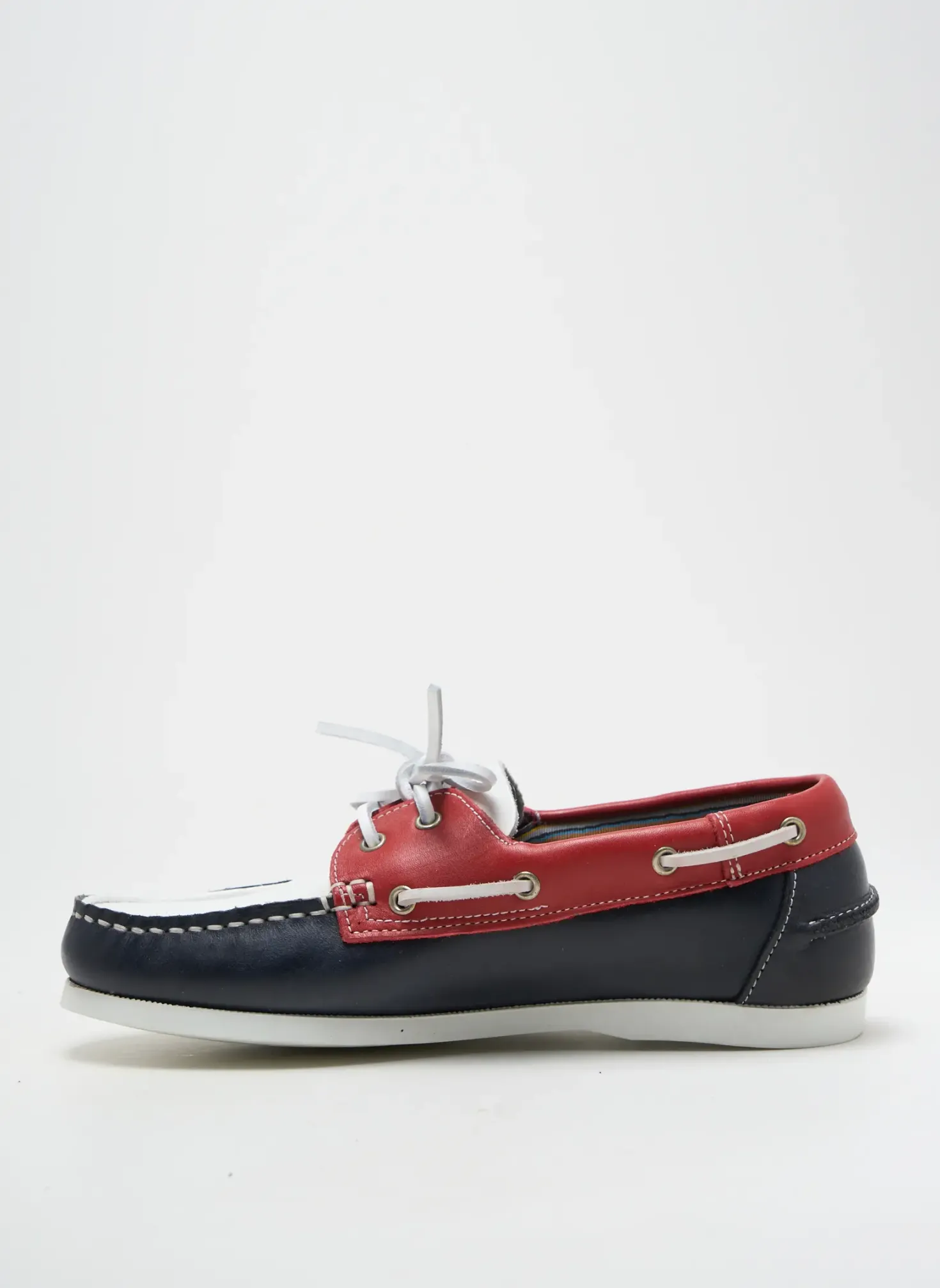 Chaussures Bâteau Hipness Bleu Bout Carré