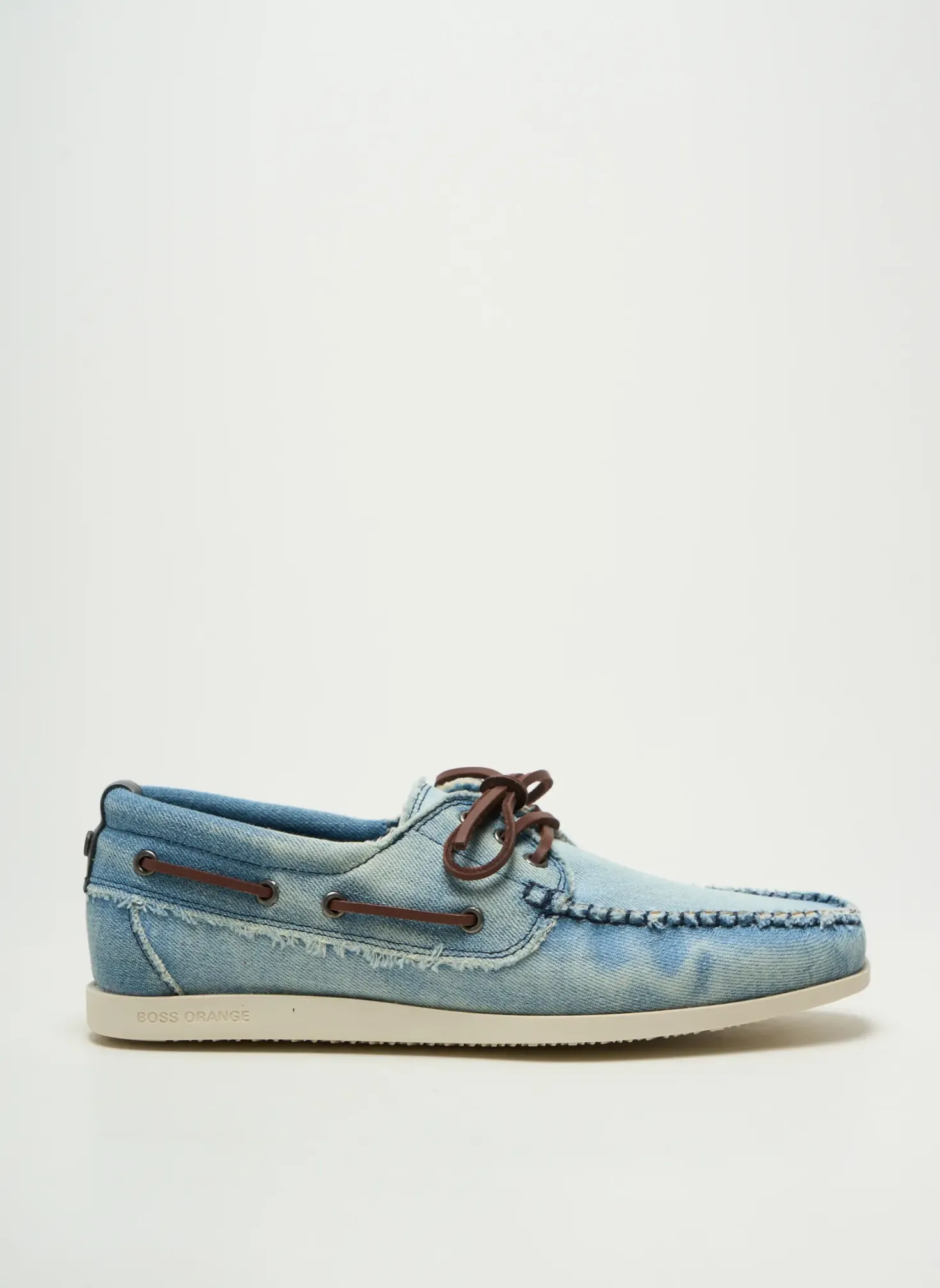 Chaussures Bâteau Hugo Boss Bleu Bout Carré