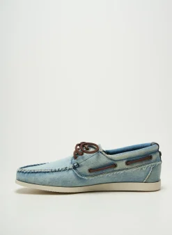 Chaussures Bâteau Hugo Boss Bleu Bout Carré