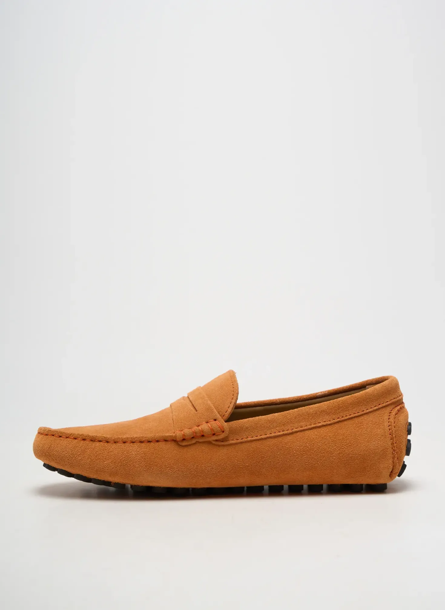 Chaussures Bâteau Les Mocassins Tropeziens Orange Bout Rond