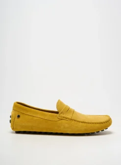 Chaussures Bâteau Les Mocassins Tropeziens Jaune Bout Rond