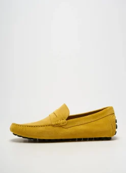 Chaussures Bâteau Les Mocassins Tropeziens Jaune Bout Rond