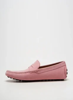 Chaussures Bâteau Les Mocassins Tropeziens Rose Bout Rond