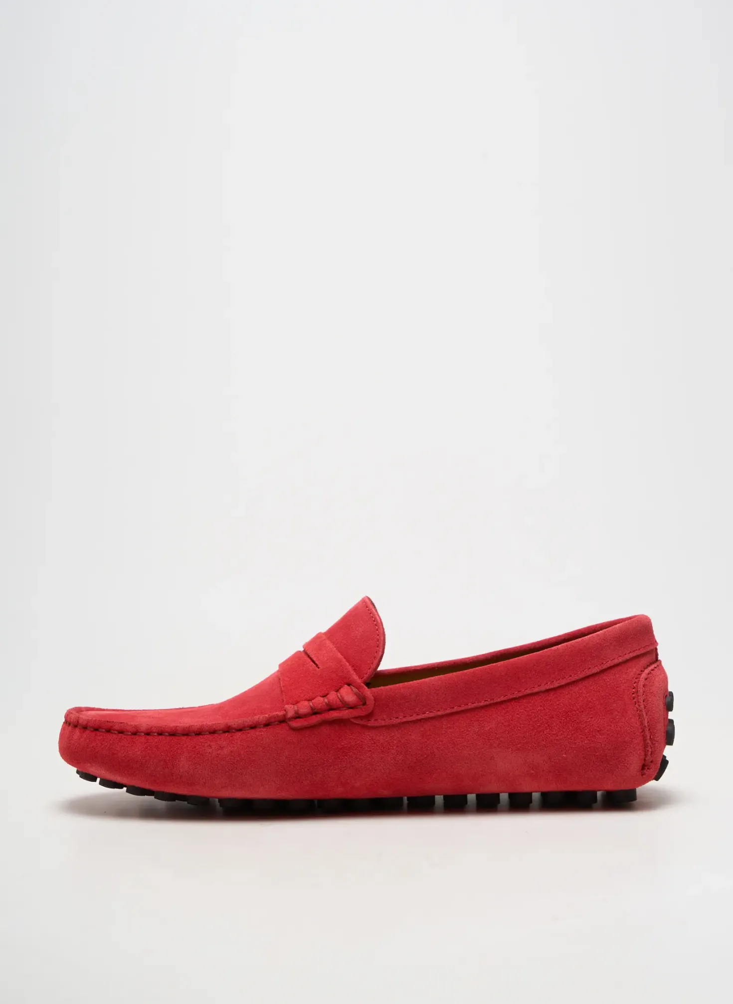 Chaussures Bâteau Les Mocassins Tropeziens Rouge Bout Rond