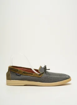 Chaussures Bâteau Maians Gris Bout Rond