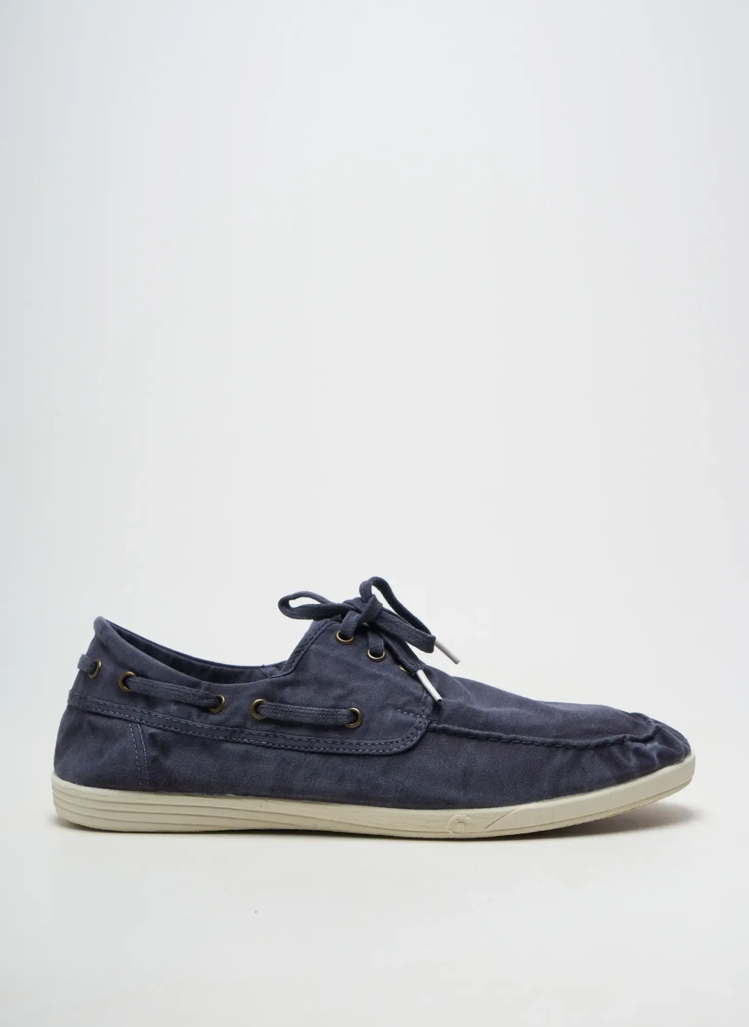 Chaussures Bâteau Natural World Bleu Bout Rond