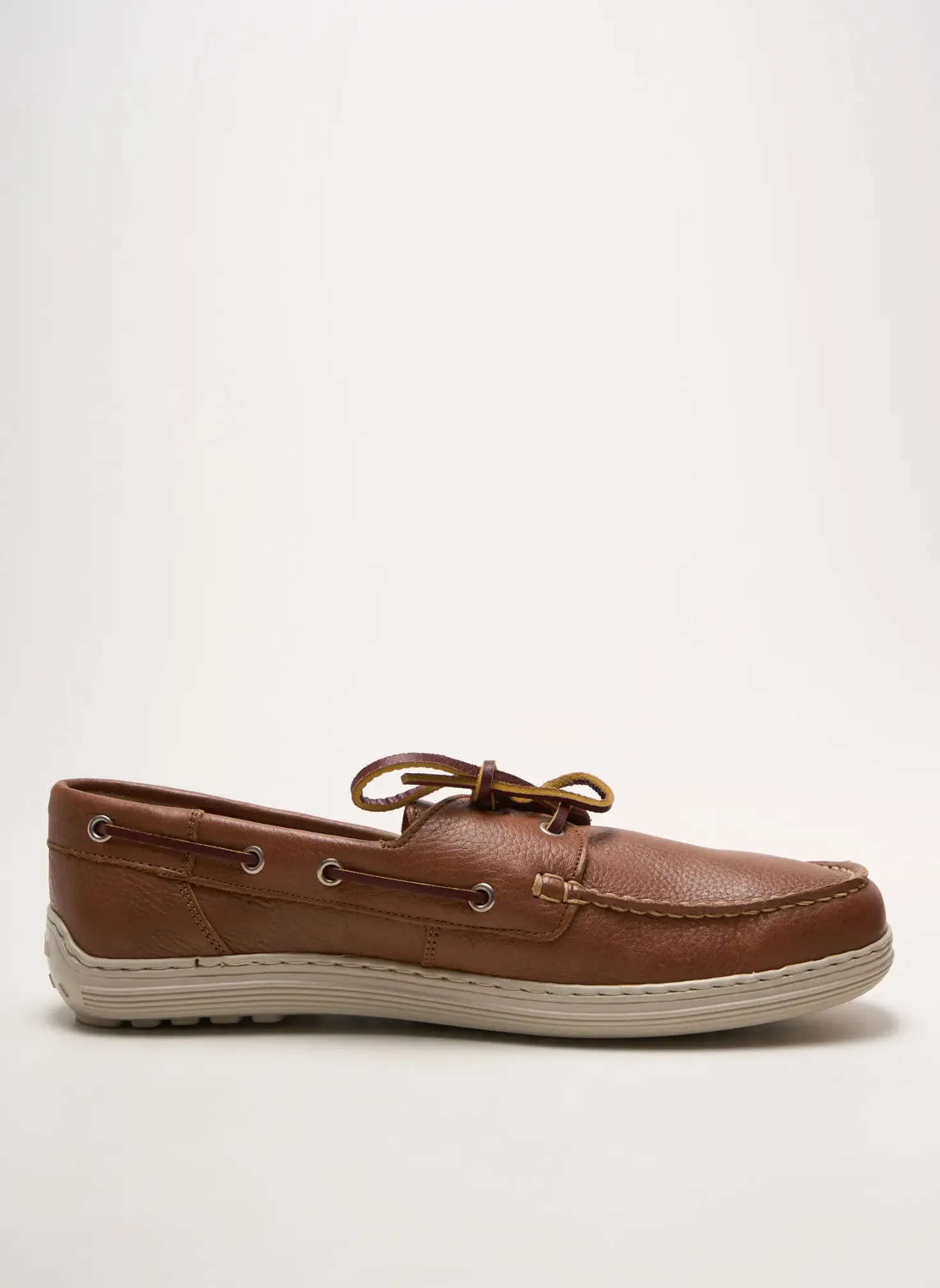 Chaussures Bâteau Notton Marron Bout Carré