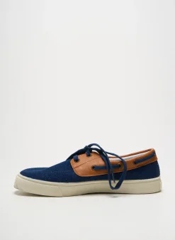Chaussures Bâteau Shoecology Bleu Bout Rond