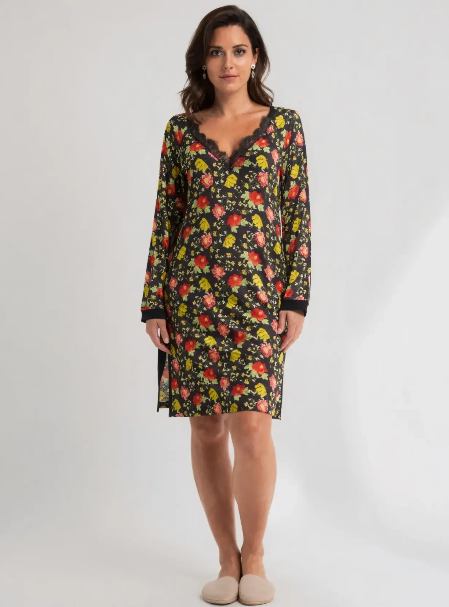 Chemise De Nuit Antigel Noir
