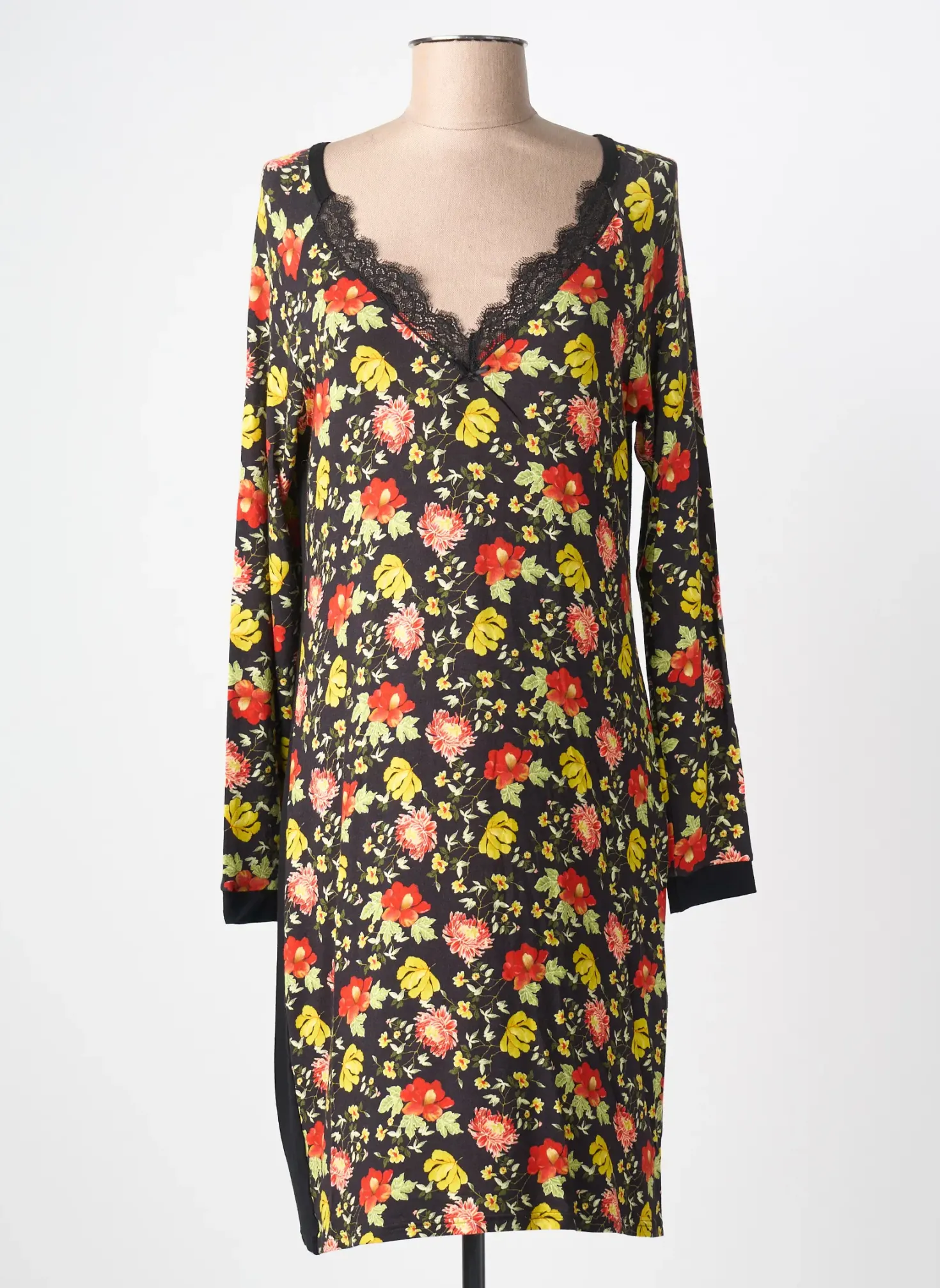 Chemise De Nuit Antigel Noir