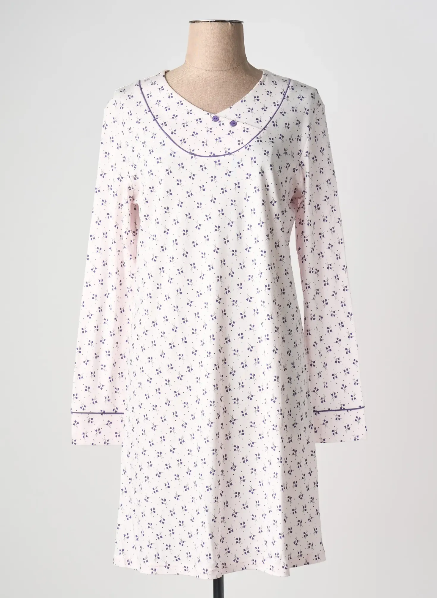 Chemise De Nuit Canat Rose