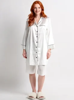Chemise De Nuit Christian Cane Blanc
