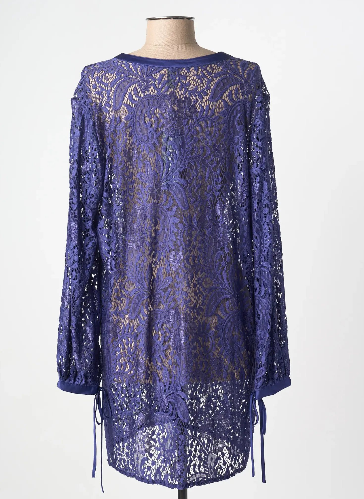 Chemise De Nuit Lingadore Bleu