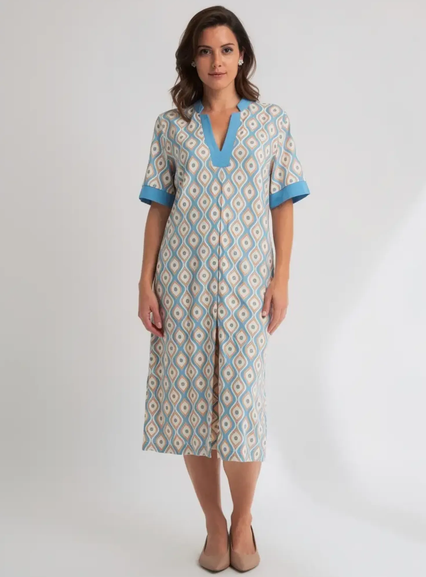 Chemise De Nuit Lohe Bleu