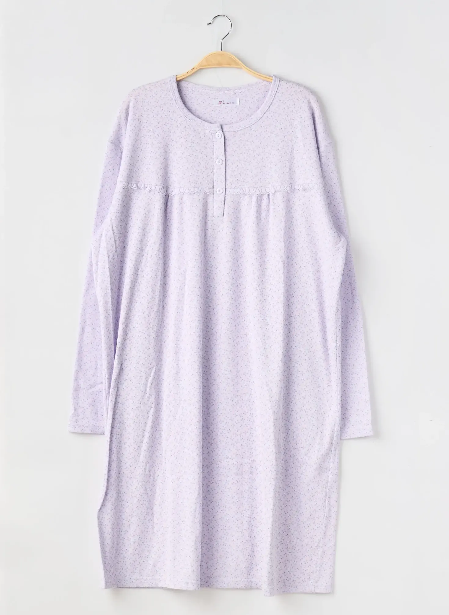 Chemise De Nuit Luna Violet