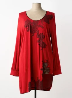 Chemise De Nuit Marjolaine Rouge