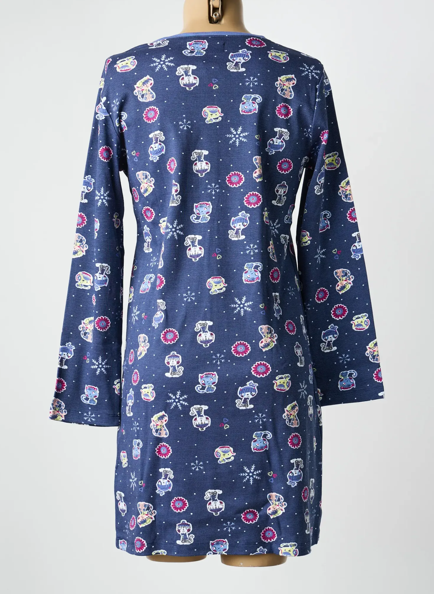 Chemise De Nuit Massana Bleu