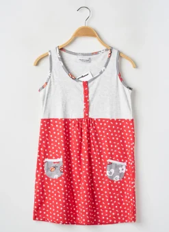 Chemise De Nuit Massana Rouge