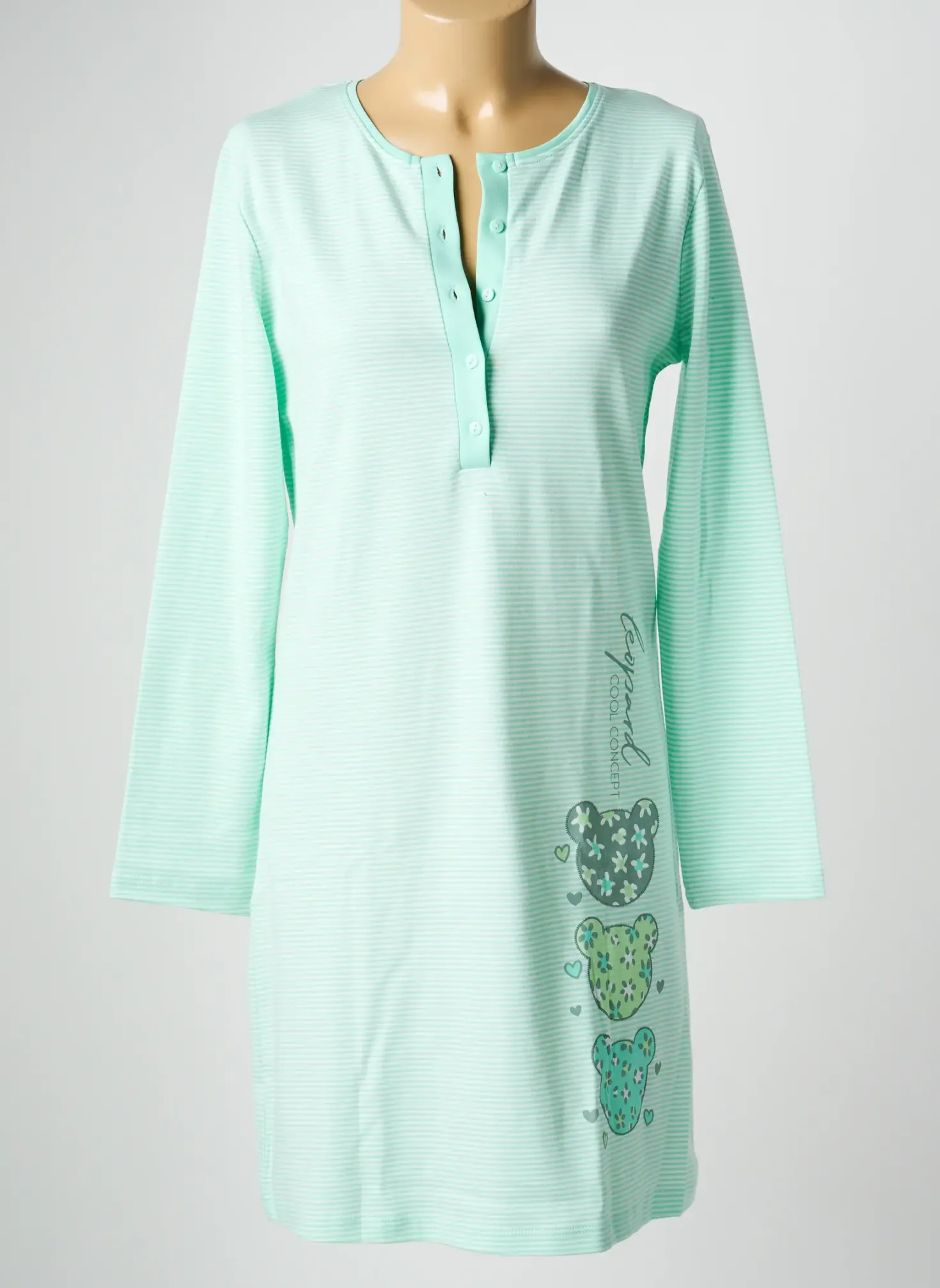 Chemise De Nuit Massana Vert