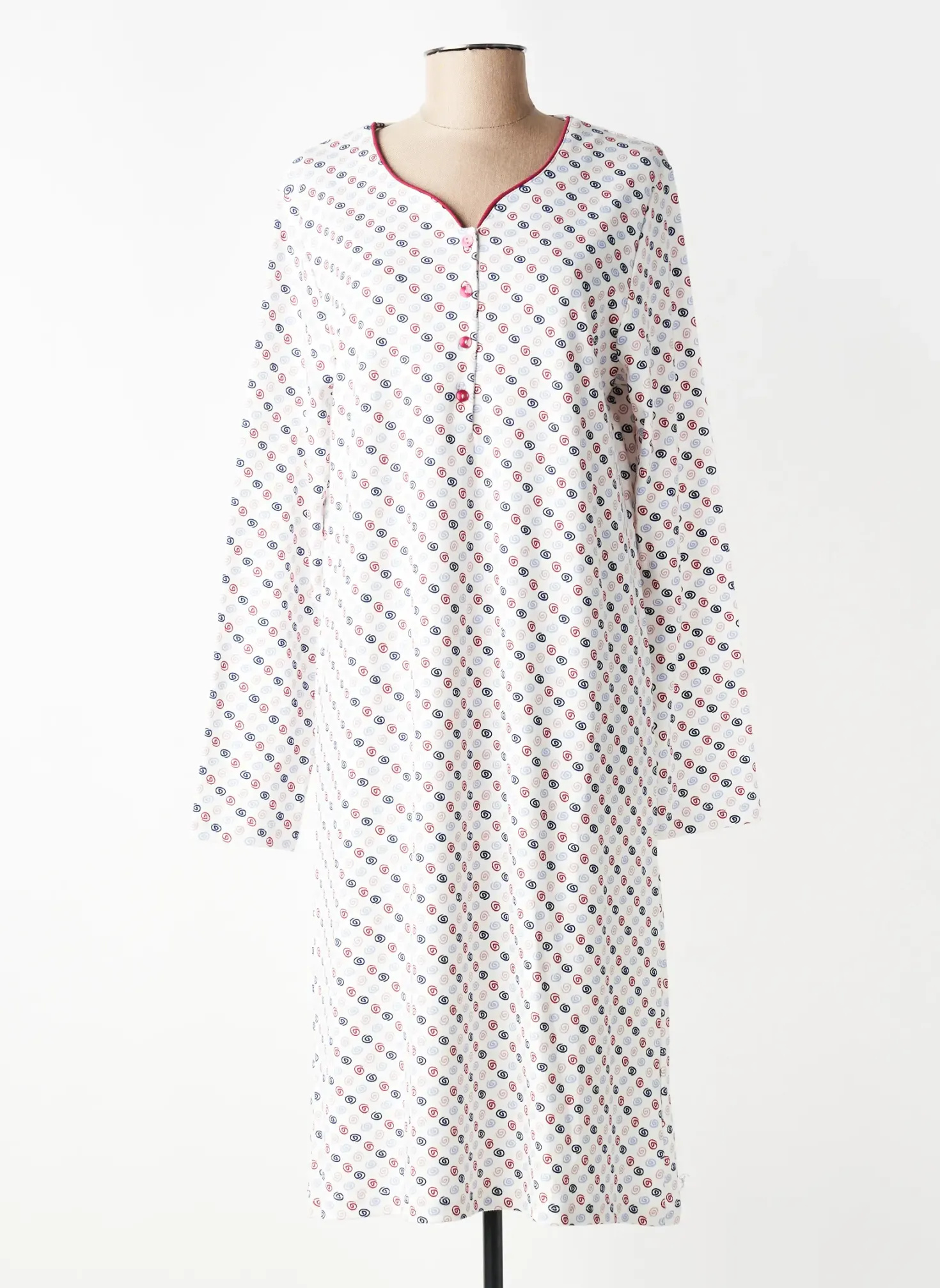Chemise De Nuit Peignora Rouge