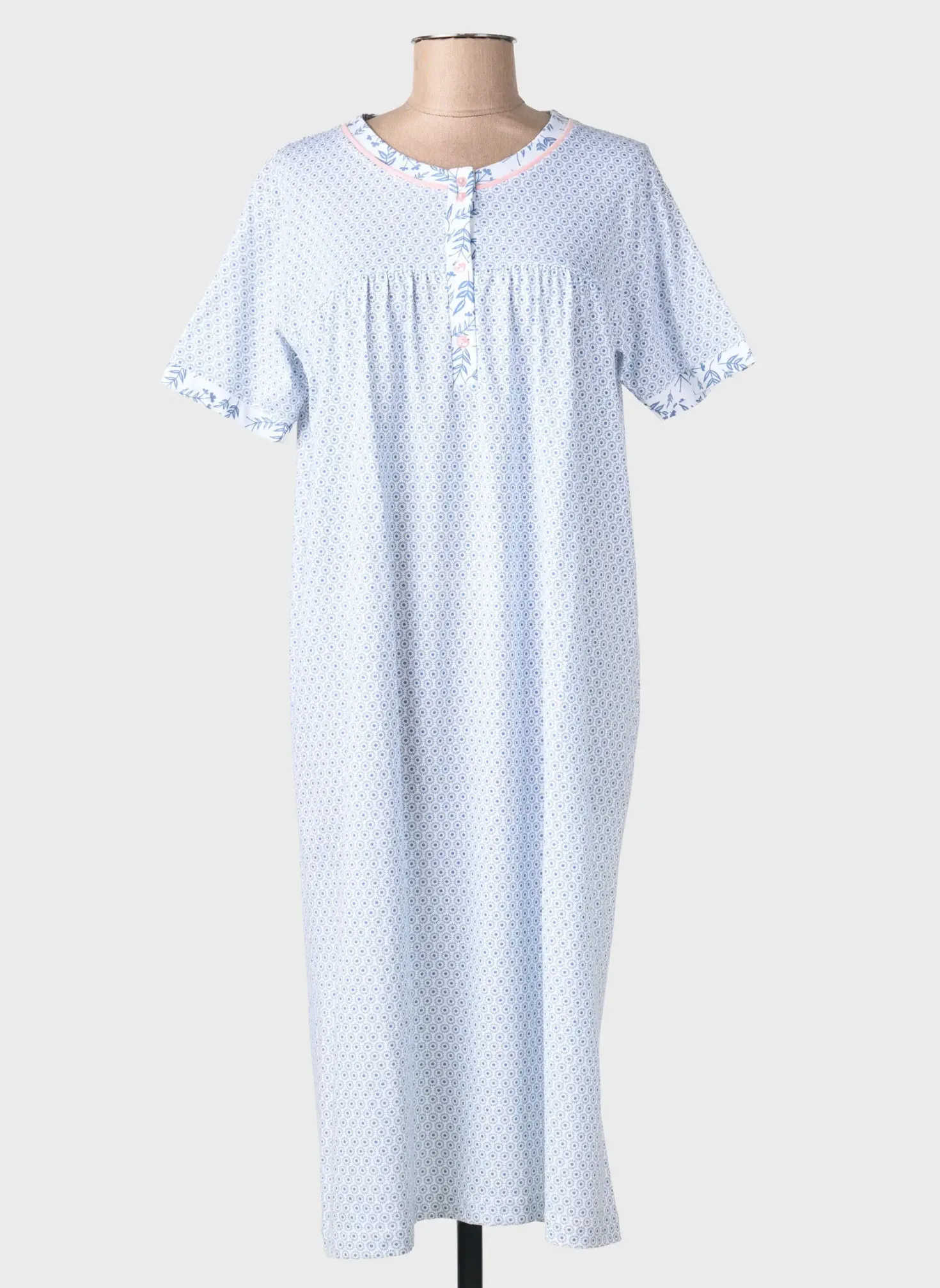 Chemise De Nuit Perlina Bleu