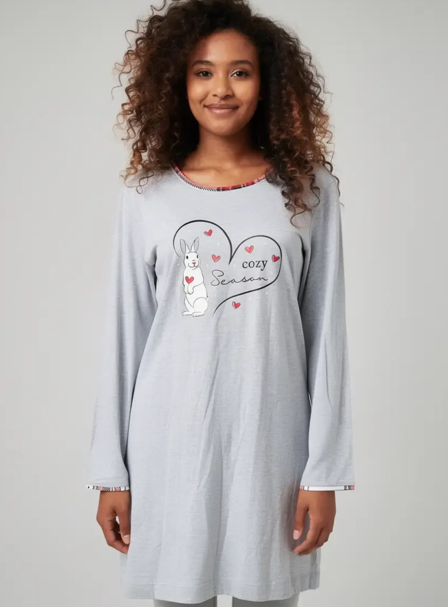Chemise De Nuit Rebelle By Pastunette Gris