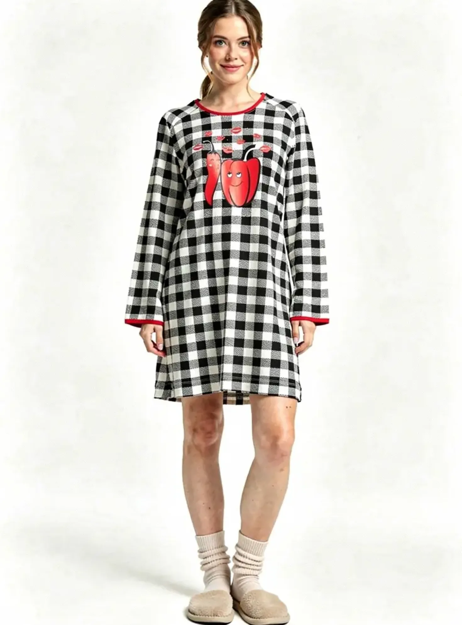 Chemise De Nuit Rebelle By Pastunette Noir