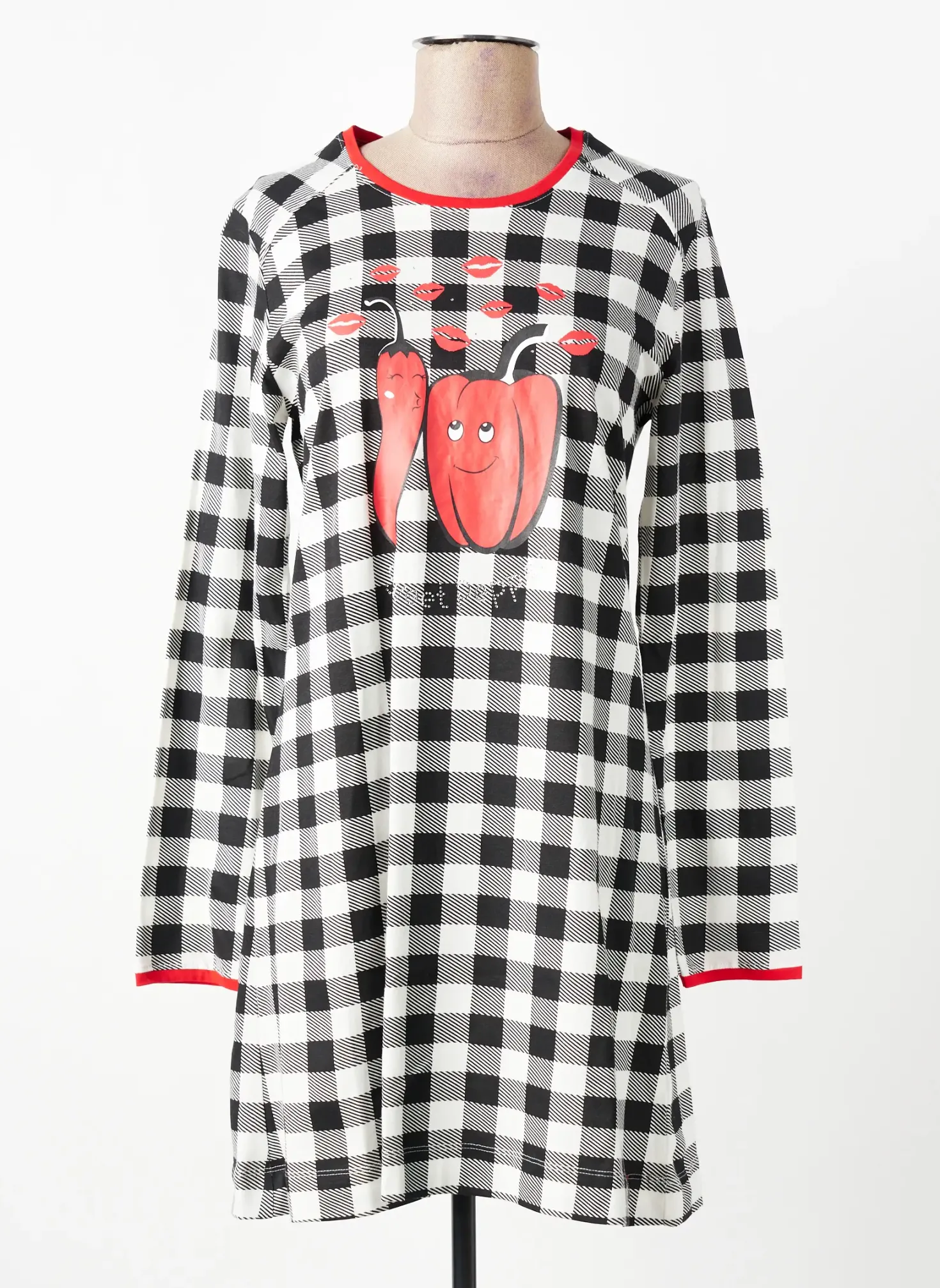 Chemise De Nuit Rebelle By Pastunette Noir