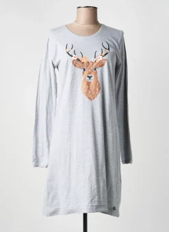 Chemise De Nuit Rebelle By Pastunette Gris