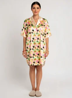 Chemise De Nuit Reglisse Beige