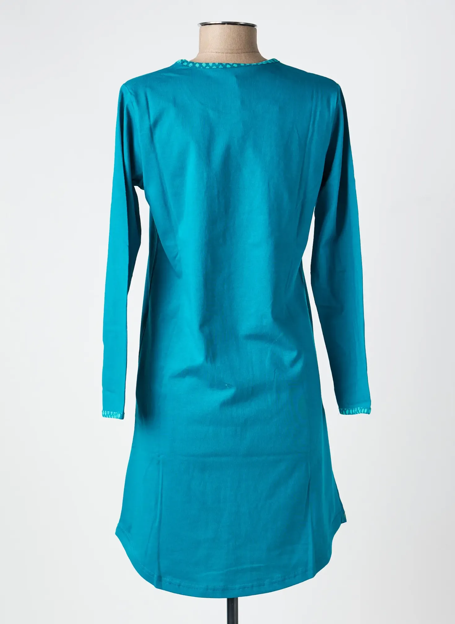 Chemise De Nuit Rose Pomme Bleu