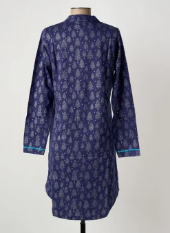 Chemise De Nuit Rose Pomme Bleu