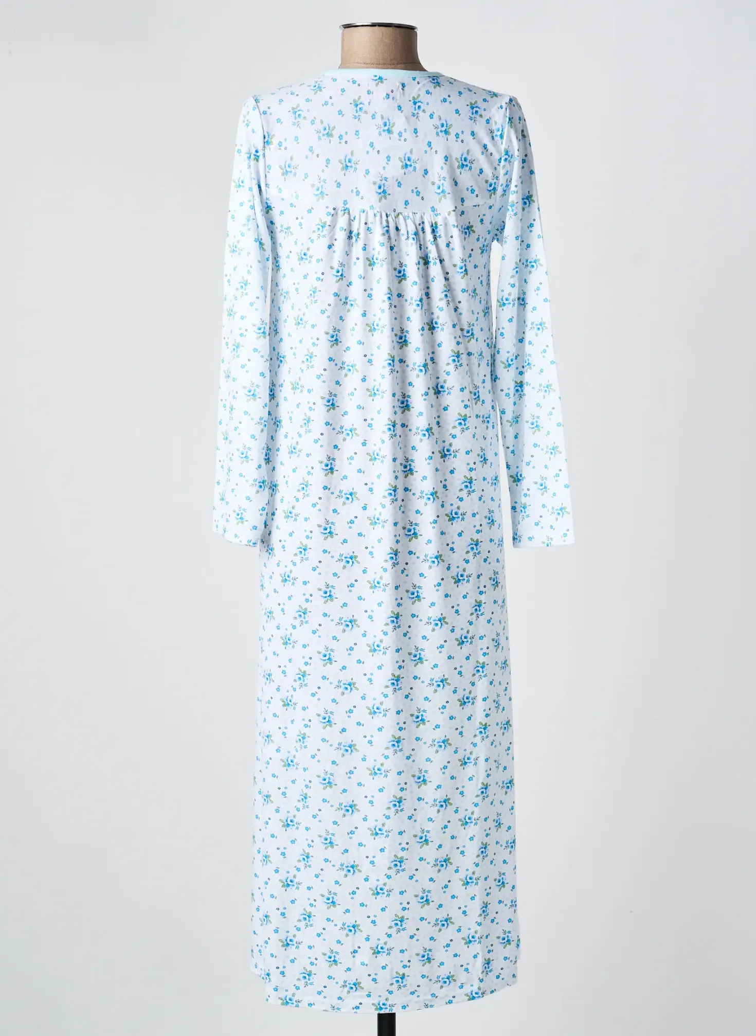 Chemise De Nuit Rose Pomme Bleu