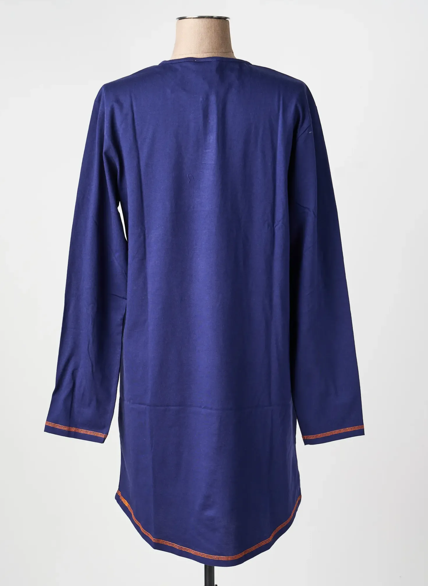 Chemise De Nuit Rose Pomme Bleu