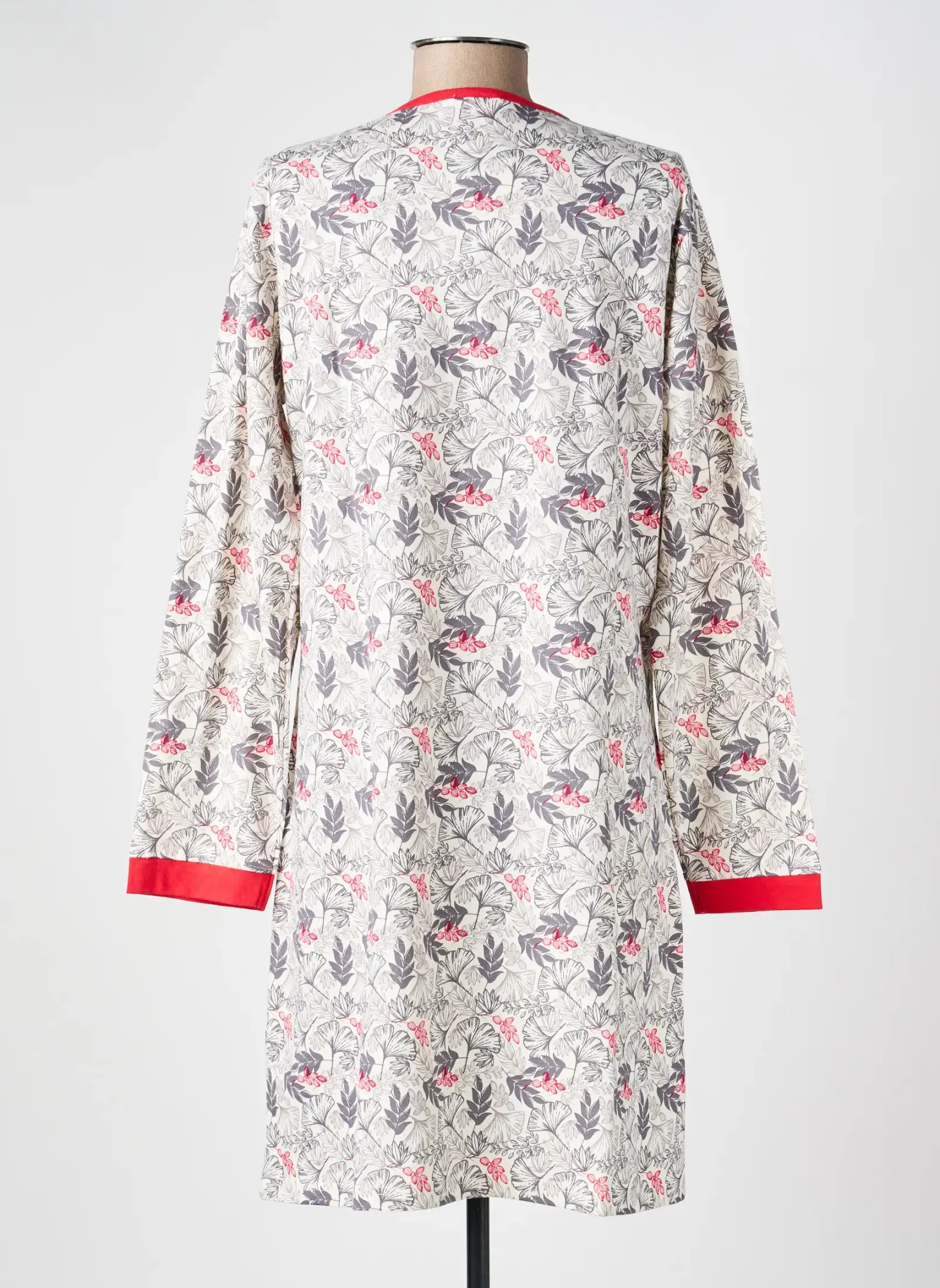 Chemise De Nuit Rose Pomme Gris