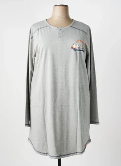 Chemise De Nuit Rose Pomme Gris